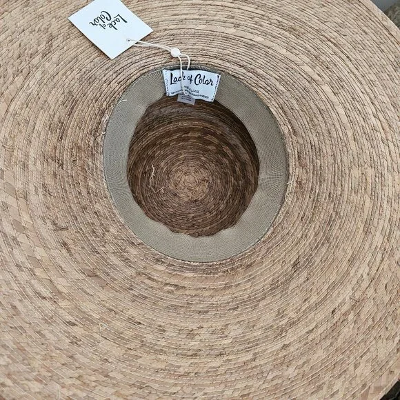 Lack of Color Hat, 100% Palm Leaf. Made in Mexico, Size L/XL, Ultra wide - Picture 10 of 12